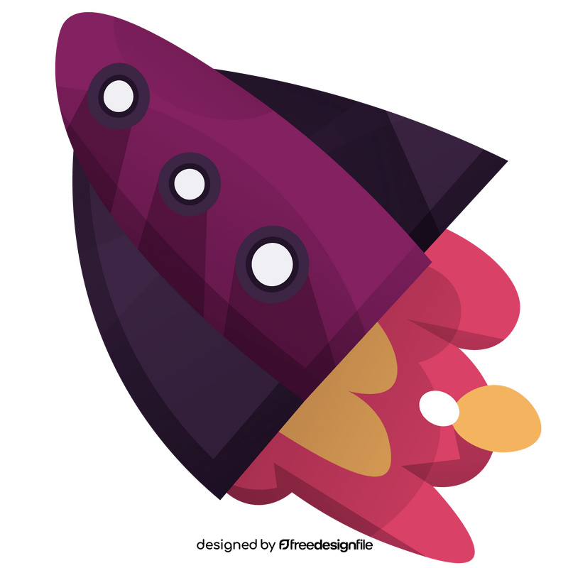 Cartoon spacecraft clipart