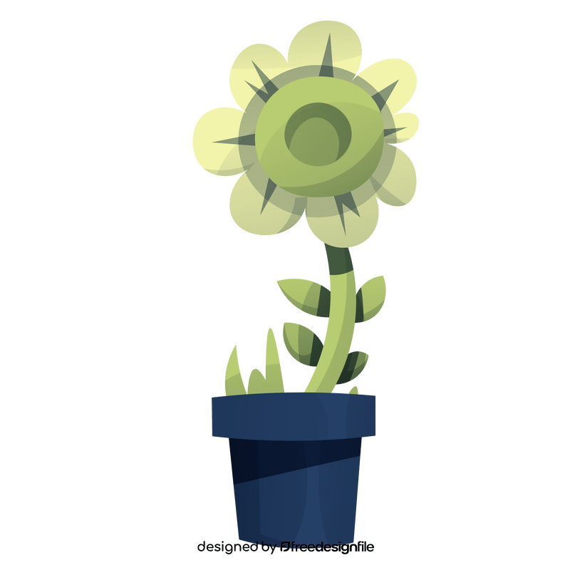 Flower in a pot free clipart