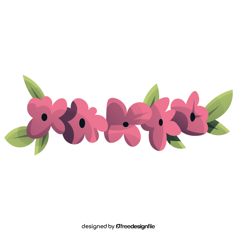 Free floral wreath clipart