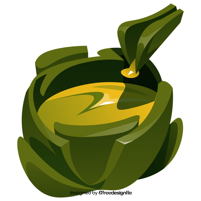 Artichoke stuffed clipart