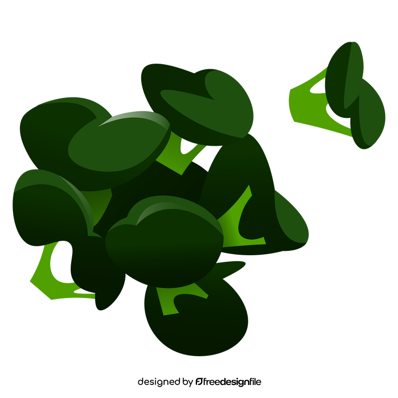 Broccoli head clipart