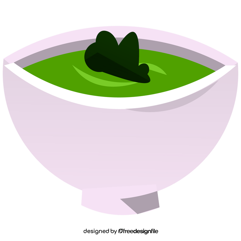 Broccoli soup clipart