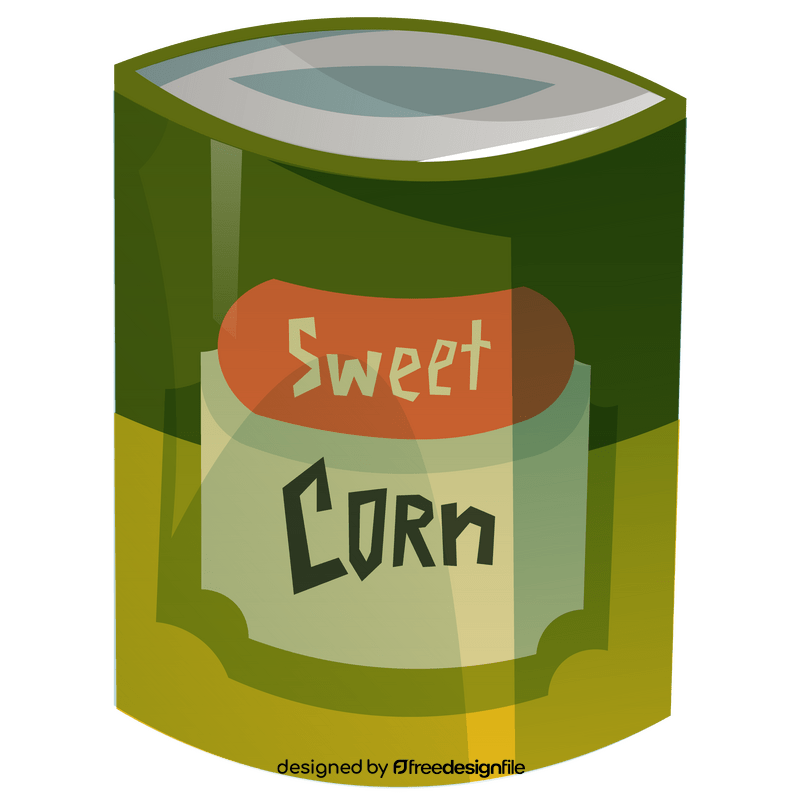 Corn sweet canned clipart