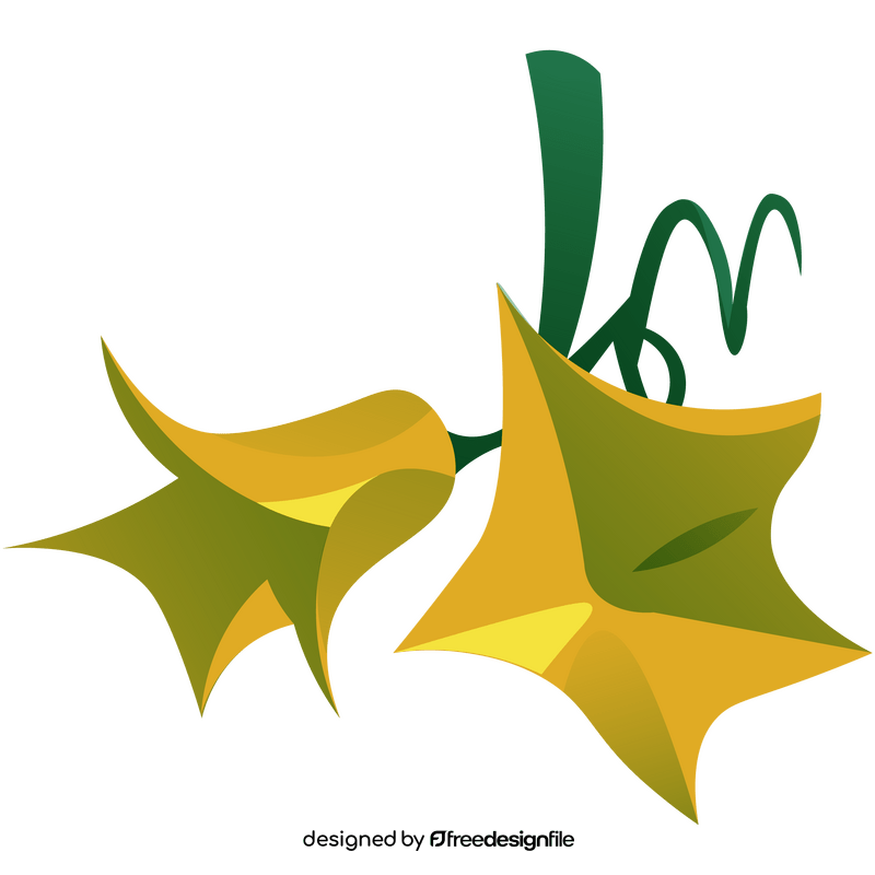 Cucumber flowers clipart