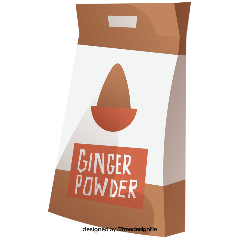 Ginger powder clipart