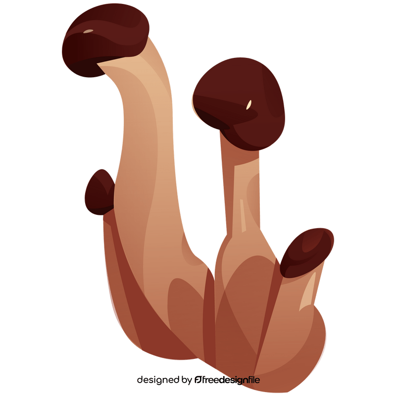 Mushroom bunch clipart