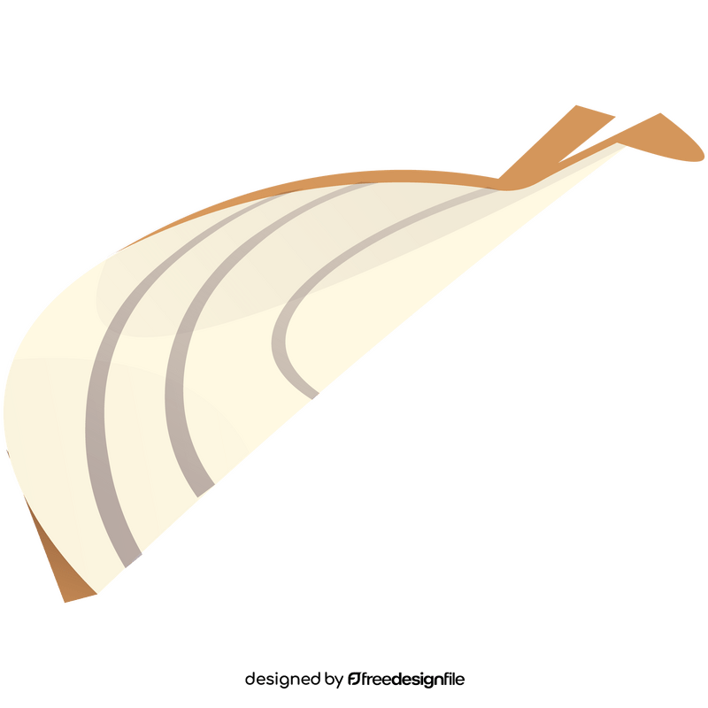 Onion segment clipart