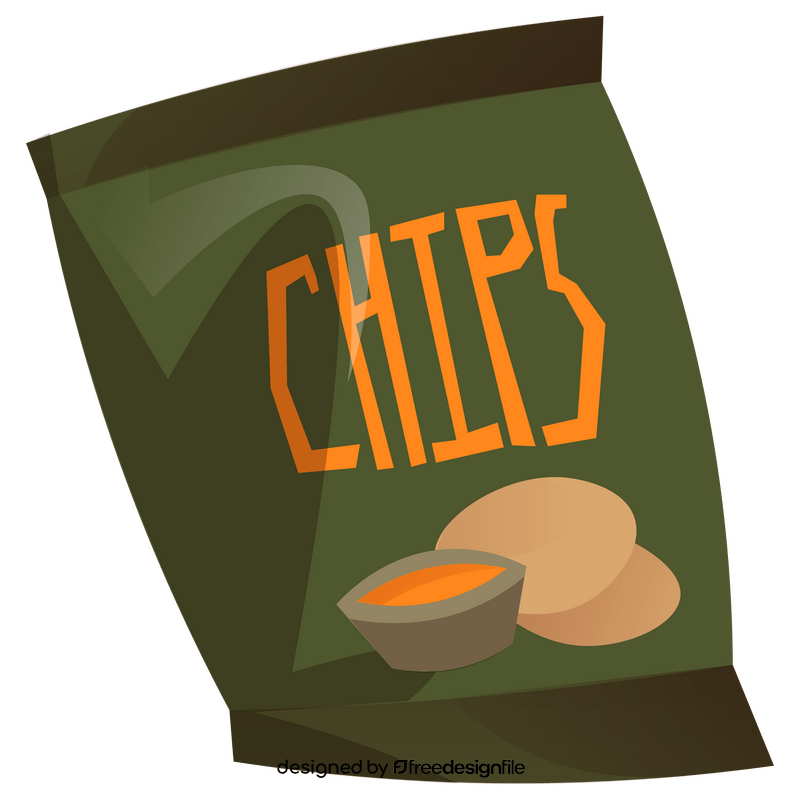 Potato chips clipart