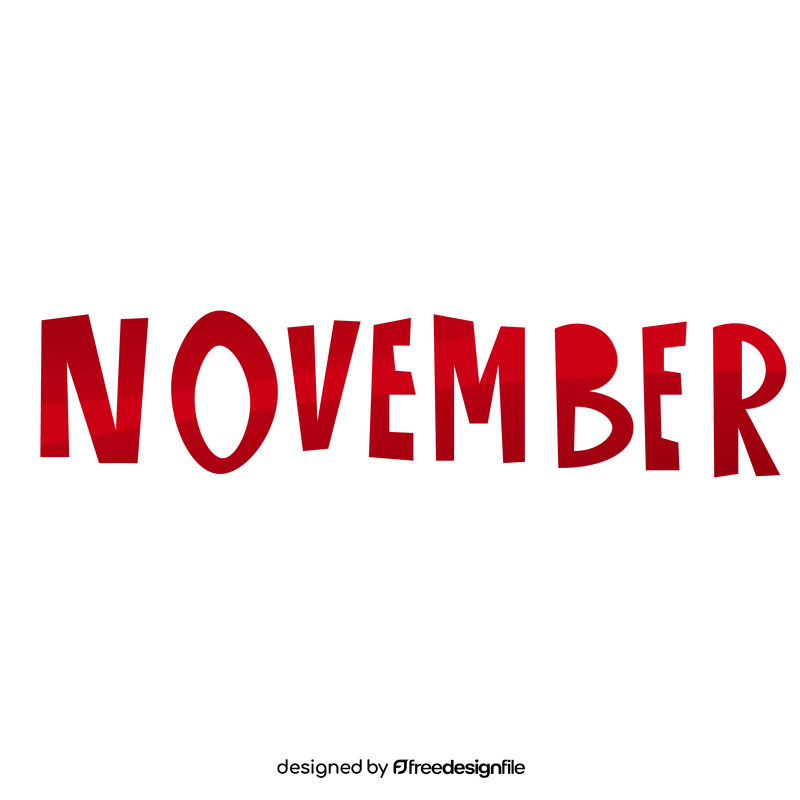 November clipart