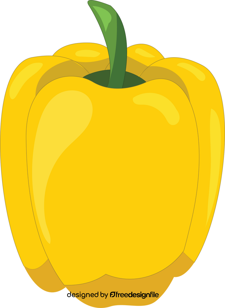 Yellow Bell Pepper clipart