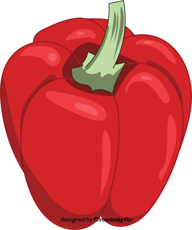 Red Bell Pepper clipart