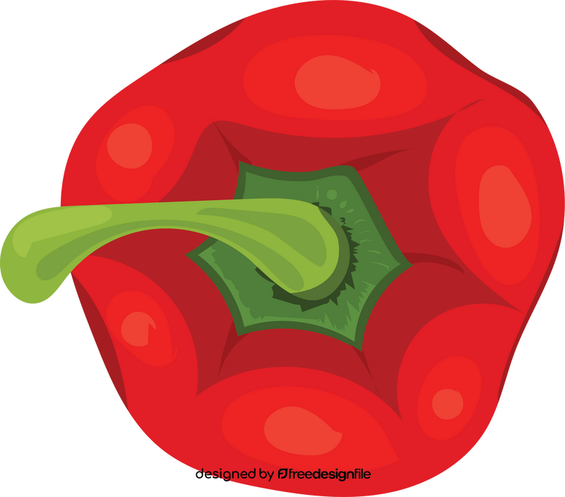 Red Bell Pepper clipart