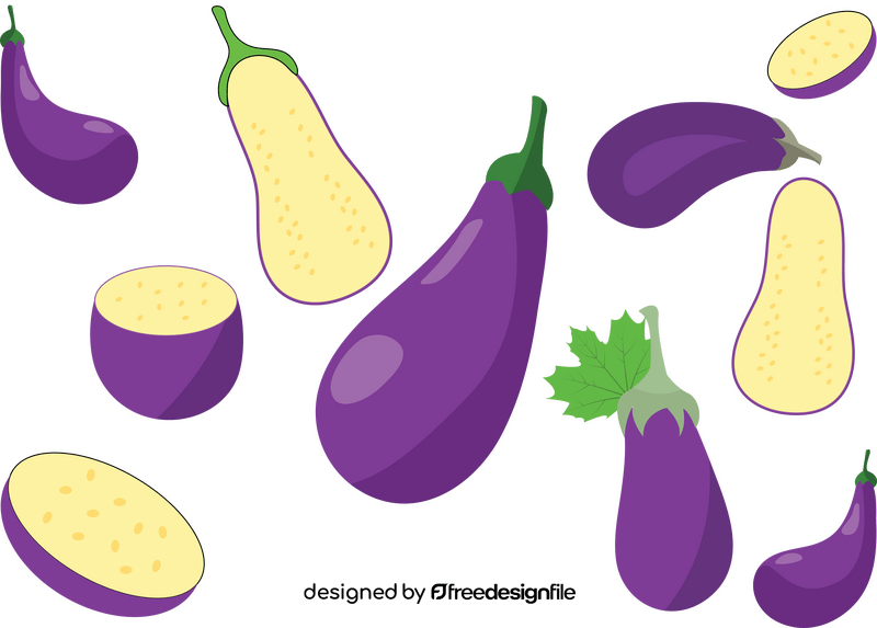 Eggplant vector