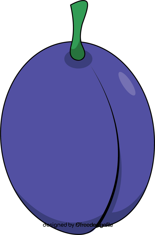 Plum clipart