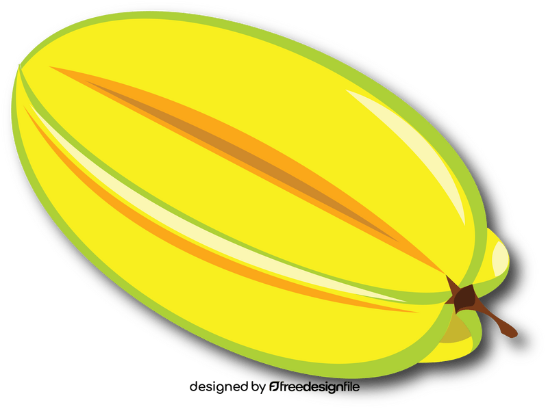 Starfruit Cut clipart