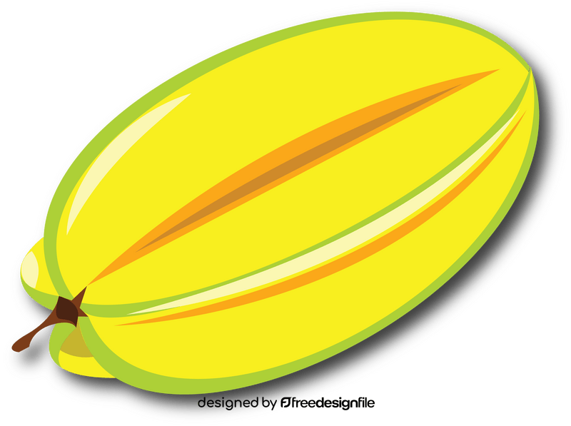 Starfruit Cut clipart