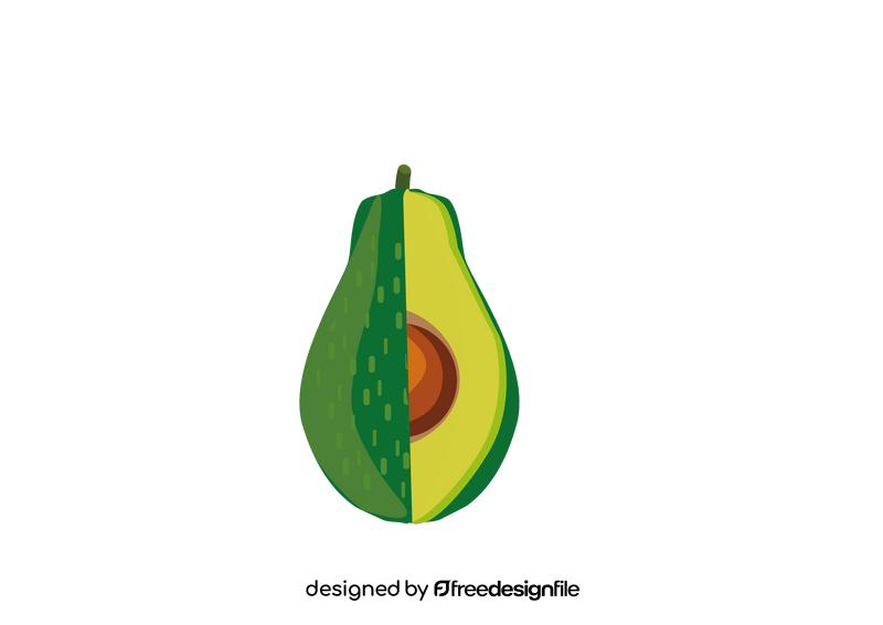 Avocado clipart