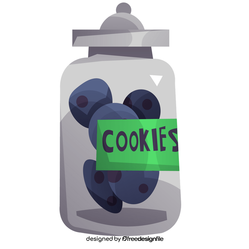Cookies in a jar free clipart