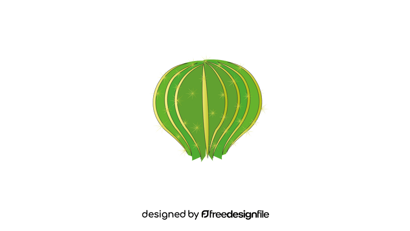 Round Cactus clipart