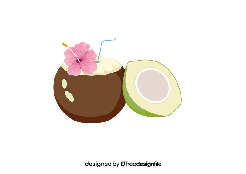 Coconut Cocktail clipart