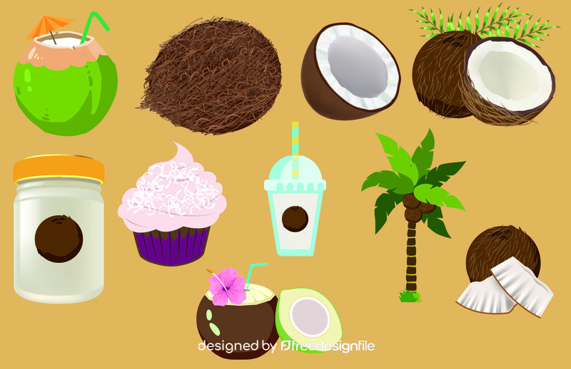 Coconut vector