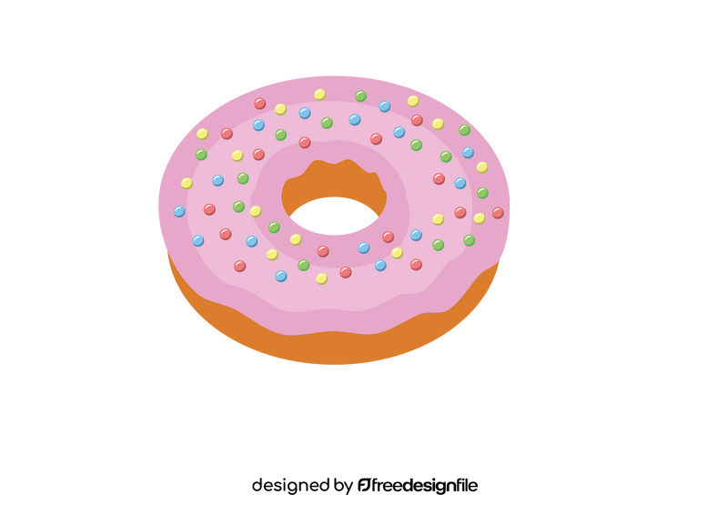 Pink Donuts clipart