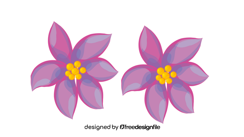 Purple Lily clipart