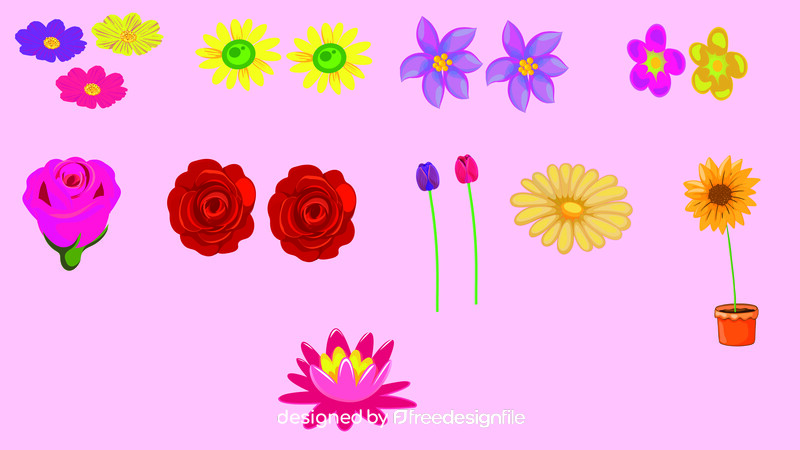 Flowers vector