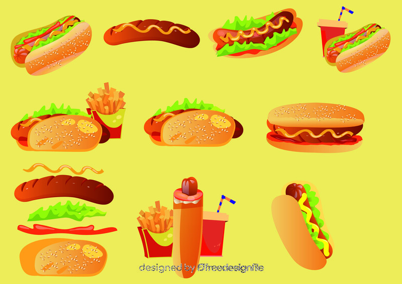 Hot Dog vector