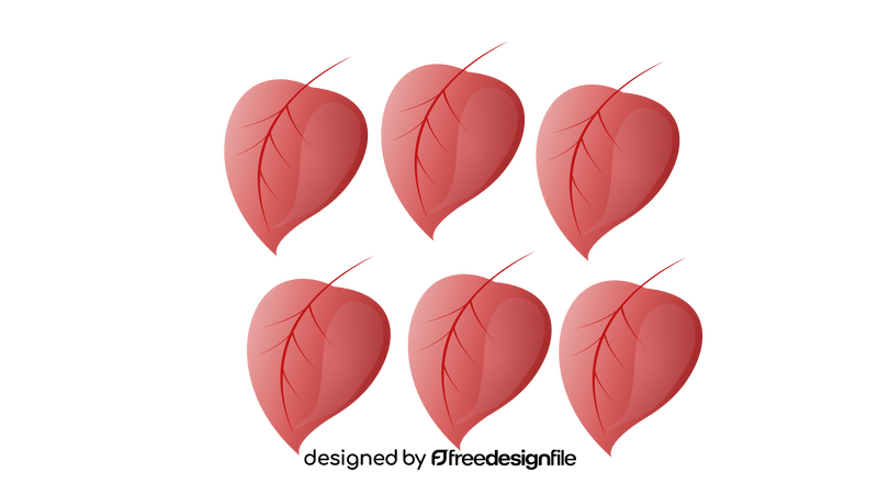 Red Leaves clipart