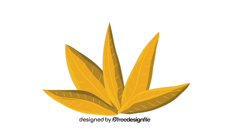 Yellow Leaf clipart