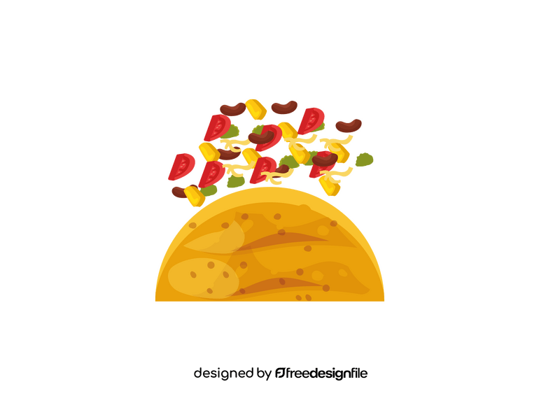 Taco Ingredients clipart