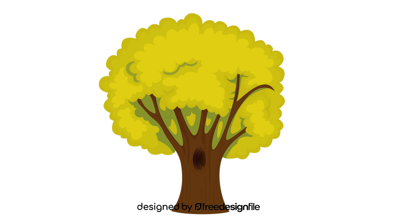 Yellow Tree clipart