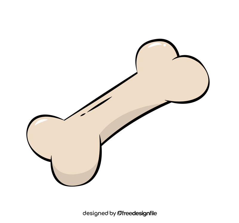 Dog bone cartoon clipart