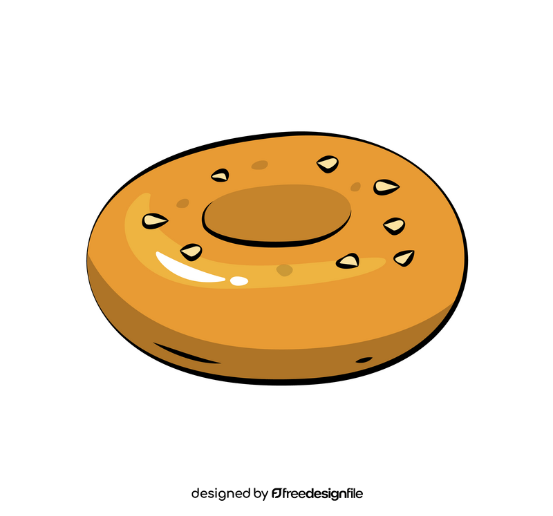 Bagel cartoon clipart