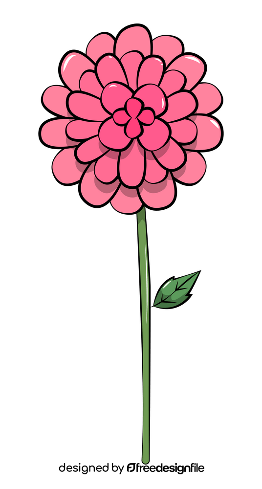 Dahlia clipart