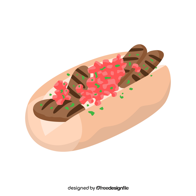 Choripan clipart