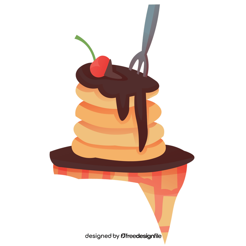 Pancake illustration clipart