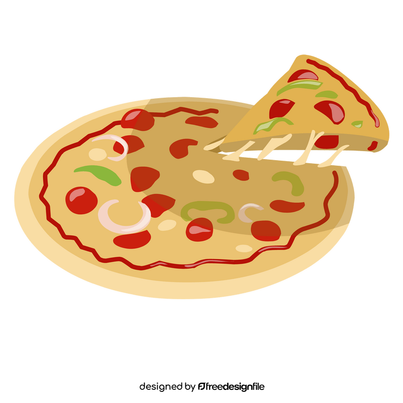 Italian pizza clipart