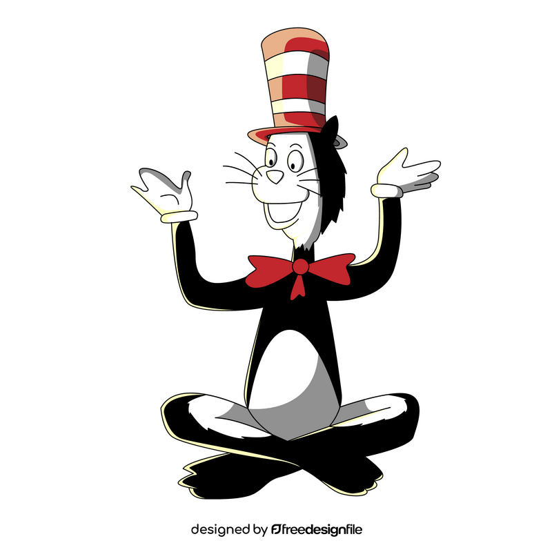 Cat in the Hat clipart