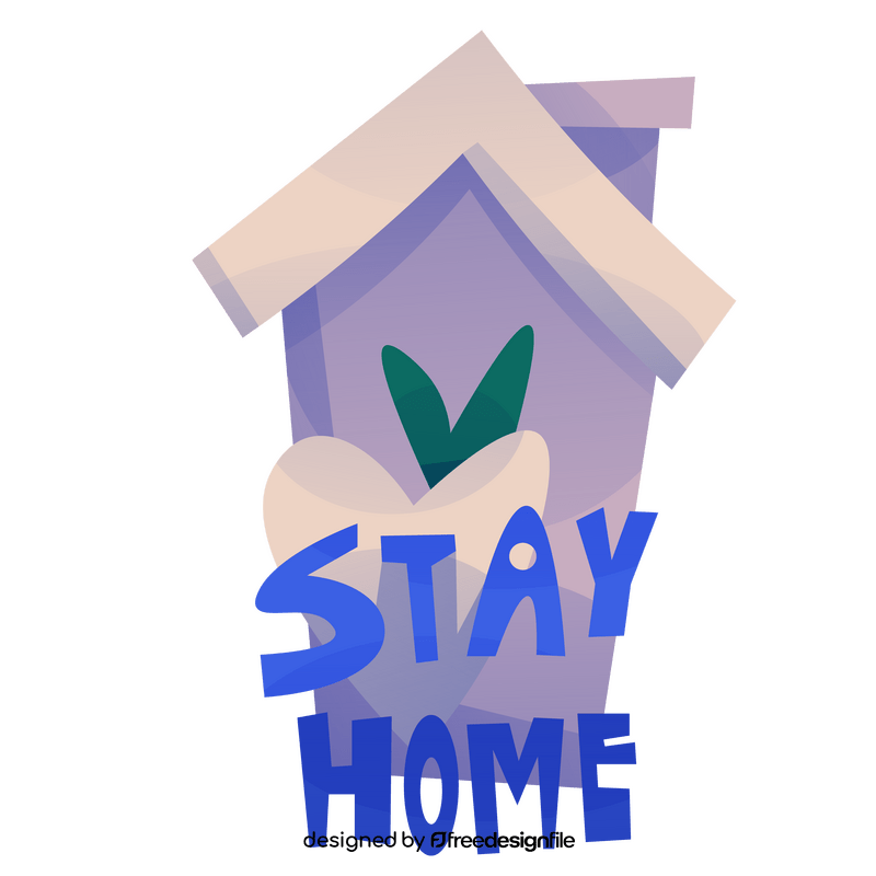 Stay Home clipart