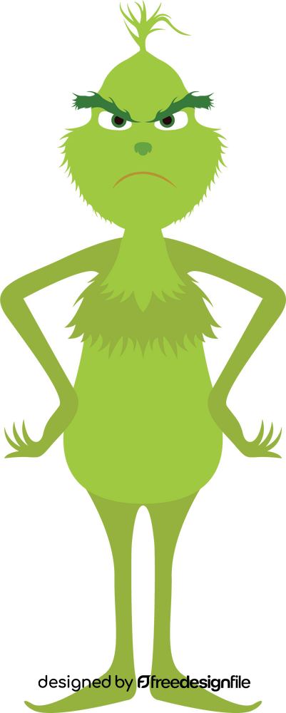 The Grinch cartoon character clipart