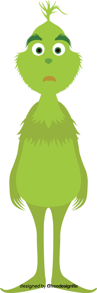 Grinch cartoon clipart