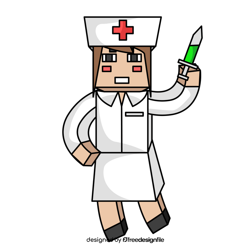 Minecraft nurse clipart