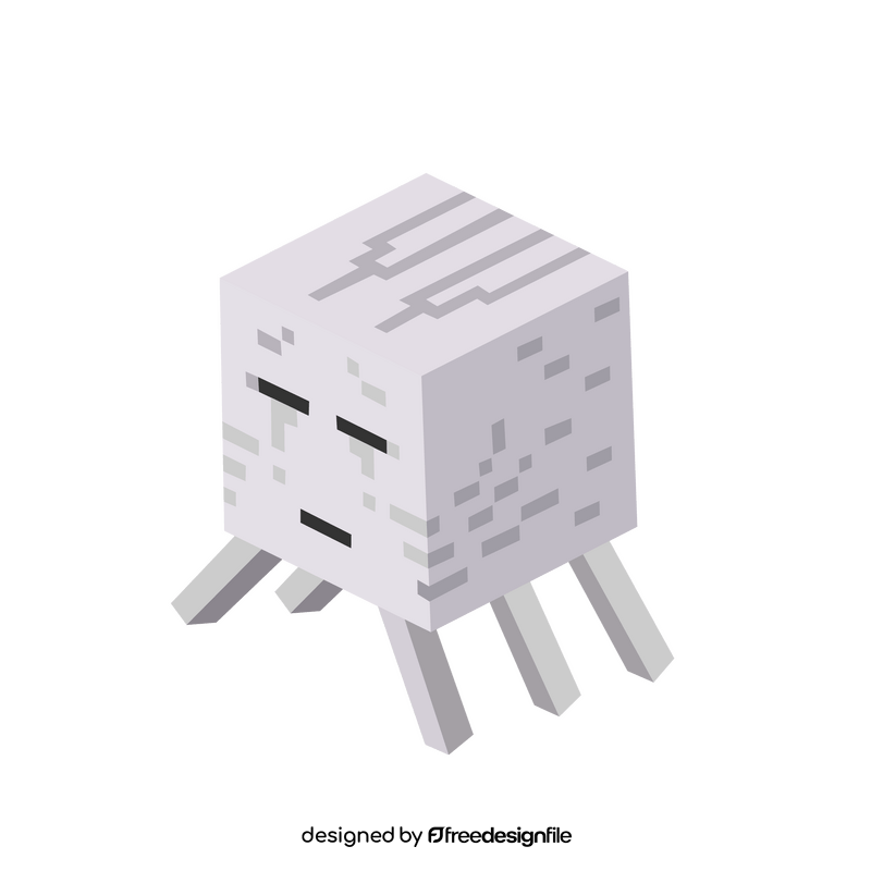 Minecraft ghast clipart