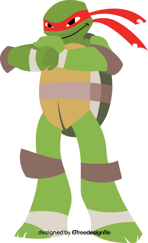 Cartoon Ninja Turtle clipart