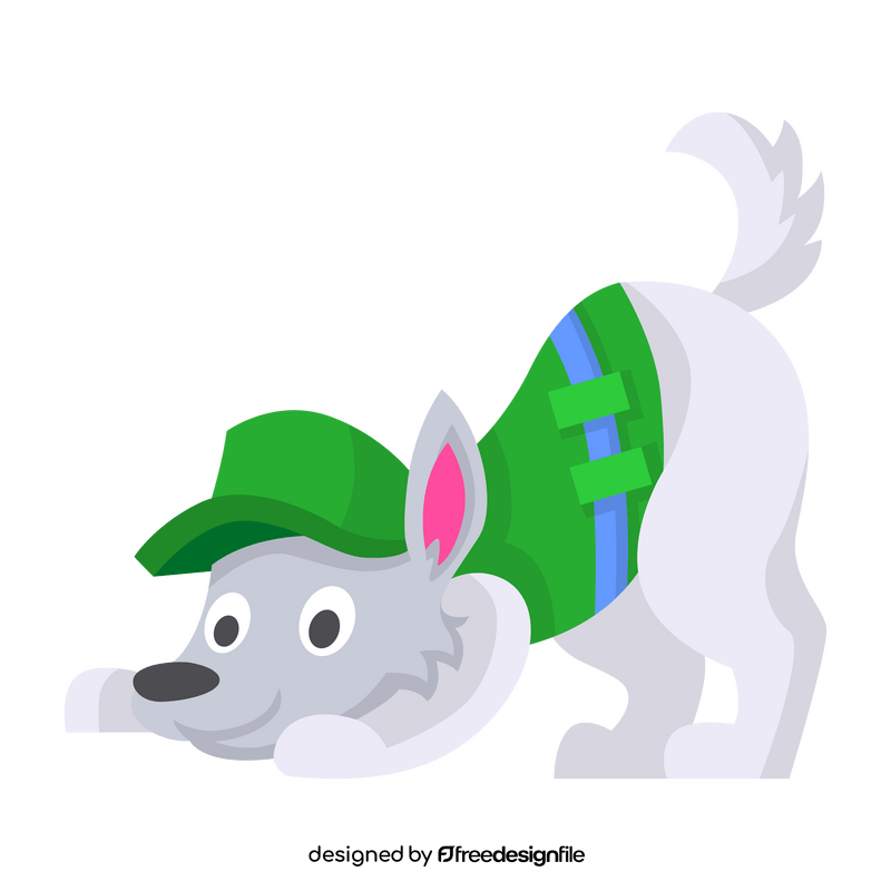 Paw Patrol Rocky character clipart