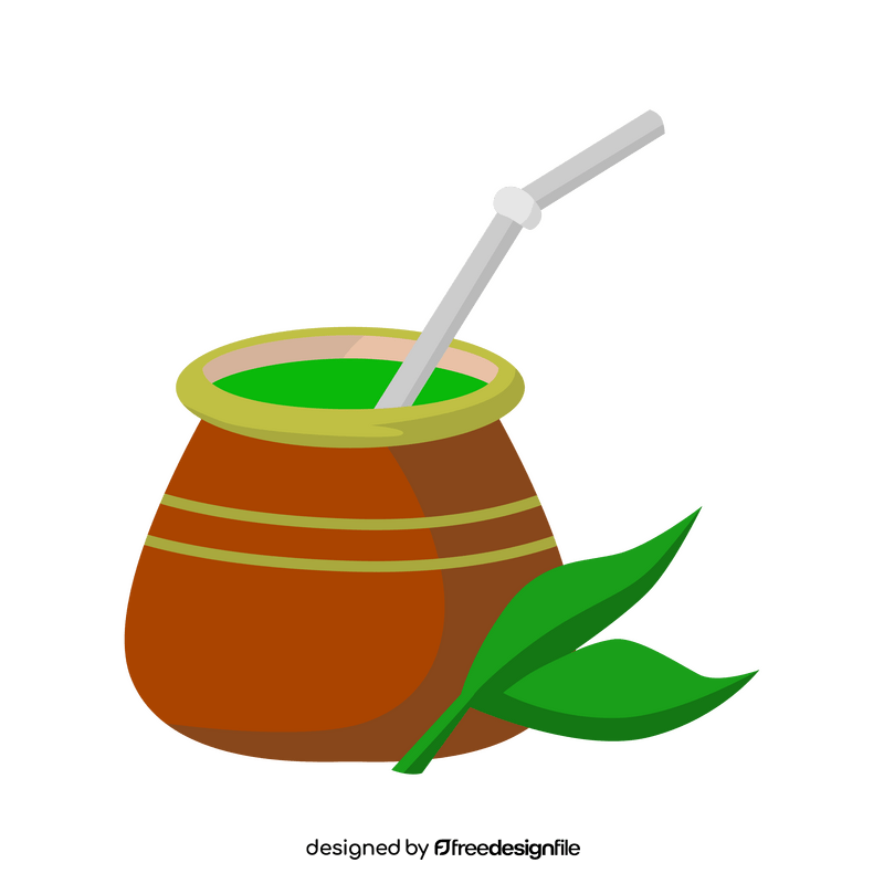 Yerba mate clipart