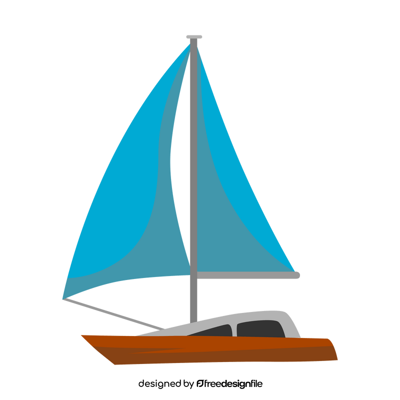 Yacht race clipart