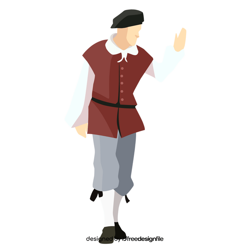 Folk dance clipart